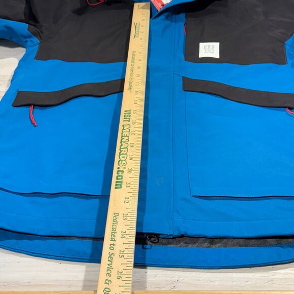 NWT Topo Designs Mountain Parka Men's Sz Medium Blue/Black‎ MSRP $229 Snowboard - Picture 6 of 8